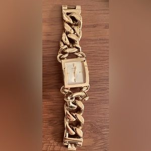 Guess Gold Chainlink Watch